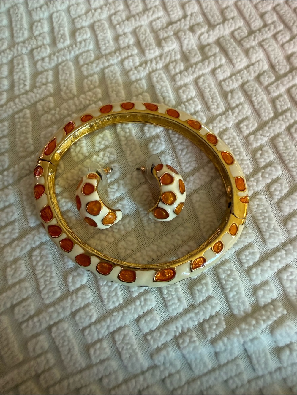 Kenneth Joy Lane bracelet and earrings set 2006
